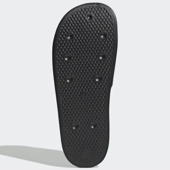 Men's adidas Orignals Adilette Lite Slide Sandals Black White New Various Sizes - Picture 3 of 5